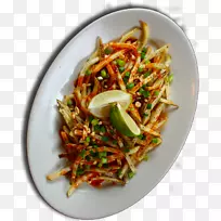 泰国菜垫泰国炸薯条karedok素食料理
