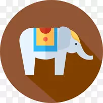 大象标志剪贴画-大象