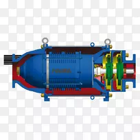 机械泵转子涡轮压缩机环形发光效率