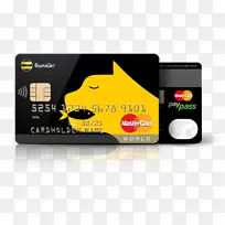 直线移动服务供应商公司Megafon支付卡MTS-信用卡