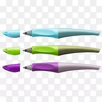 稳定有趣，棒笔，蓝色，1pc(S)滚珠笔，简单，原fbg.排序。9-it迷你显示办公室产品稳定舒适的左手笔