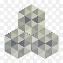 瓷砖地板六角形水