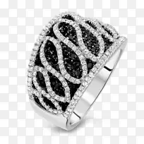 耳环订婚戒指钻石珠宝戒指