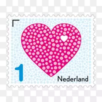 邮资邮票荷兰邮政公司贺卡及便笺邮件