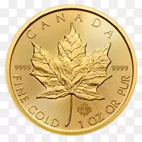 加拿大金枫叶金币加拿大银枫叶-加拿大