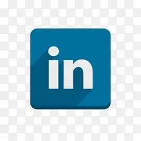 LinkedIn电脑图标社交媒体博客像按钮-社交媒体