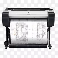 宽幅面打印机佳能显像仪ipf 780绘图仪打印机