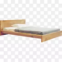 床框白色人造皮革(D 8637)天篷床头板