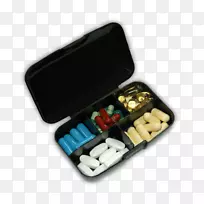 药盒和药箱、膳食补充剂、药物片剂胶囊-片剂