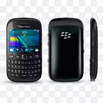 黑莓曲线9220黑莓9220曲线解锁gsm四波段智能手机带有wi-fi 2mp摄像头和7.1 BlackBerry os国际版本/保修-黑色黑莓大胆-黑莓