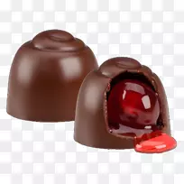 巧克力松露巧克力覆盖樱桃甜无粉巧克力蛋糕邦特蛋糕-巧克力