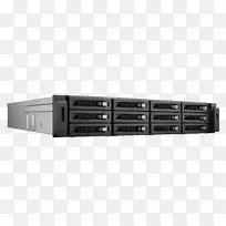 网络存储系统系列附加SCSI系列ATA QNAP rexp-1220 u-RP QNAP系统公司。