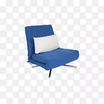 沙发床扶手舒适钴蓝椅
