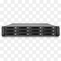 QNAP rexp-1220 u-RP网络存储系统数据存储Viostor网络录像机与-8148 u-RP pro+QNAP系统公司。