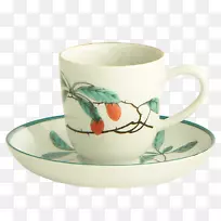 咖啡杯碟半杯陶瓷莫塔赫德&公司杯