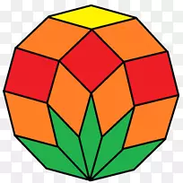 十二角几何多边形对称边