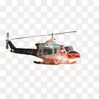 直升机旋翼铃铛212贝尔412型飞机.直升机