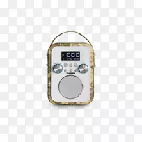 电子无线电接收机Telefunken无线电时钟-收音机
