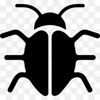 昆虫床虫软件错误电脑图标剪贴画昆虫