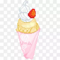 圣代冰淇淋圆锥形冰淇淋口味冰淇淋