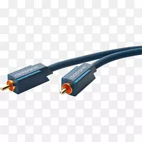 数字音频数字视频rca连接器同轴电缆电缆