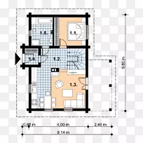 平面图房屋建筑工程-房屋