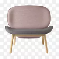翼椅蓝色家具-椅子