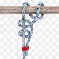 绳保护和拉皮装置结钴蓝保护绳