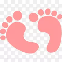 婴儿和幼童一件的婴儿短裙剪贴画-婴儿脚
