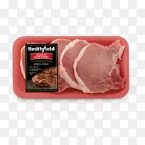 火腿背培根猪排食谱-猪肉片
