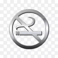 禁止吸烟标志电脑图标-没有标志