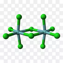 氯化铌化学八面体分子几何符号