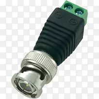 Bnc连接器电连接器rg-59同轴电缆适配器