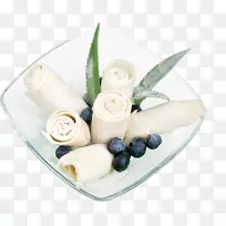Beyaz peynir冷冻甜点风味水果