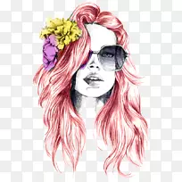 绘画艺术素描-娃娃