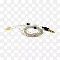 同轴电缆耳机噪声耳机地线耳环