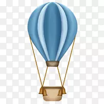 热气球气垫婴儿淋浴夹艺术-航空公司