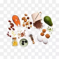 膳食补充剂-欧米茄-3脂肪酸食品-杏仁