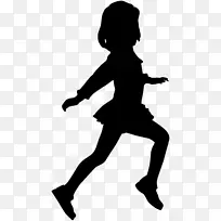 儿童舞蹈壁画女人壁纸跳跃的孩子