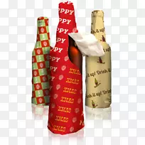 纸礼品包装标签啤酒包装纸