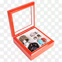 盒子时尚塑料棺材珠宝盒