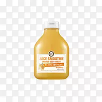 橙汁冲凉凝胶橙汁冰沙