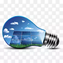 太阳能电池板太阳能可再生能源光伏系统太阳能
