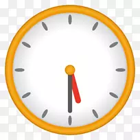 闹钟表情钟脸菠萝表情符号