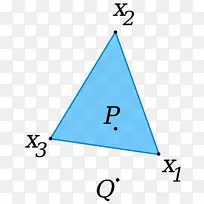 三角形凸集点线-三角形