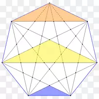 三角点对称图案-神圣几何
