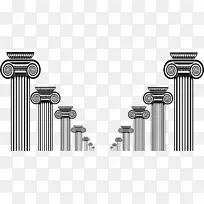 柱古罗马建筑剪贴画柱拱