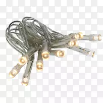 同轴电缆发光二极管圣诞灯白色动作