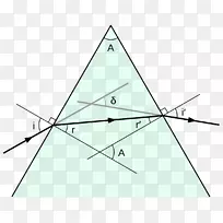 光角棱镜光学折射几何