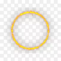 手链项链珠宝首饰设计-黄色圆圈